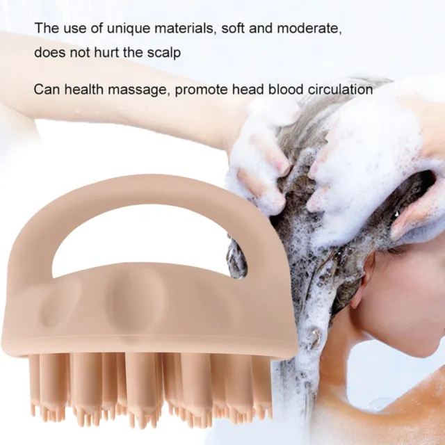 Hair Scalp Brush Deep Cleaning Relaxing Wet Dry Hair Scalp Massager Reusable