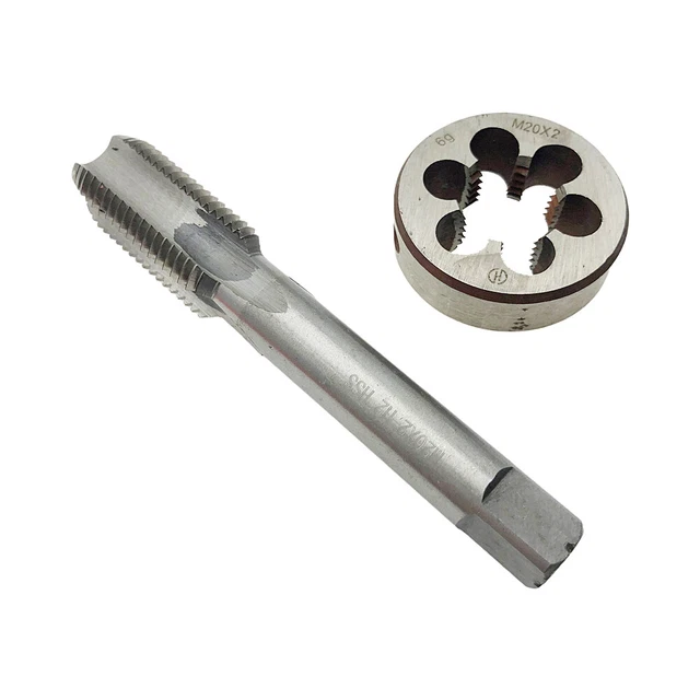 M20 x 2 Tap & Die RH M20 x 2mm Metric Thread Tap Right Hand HSS M20x2 Tap Die