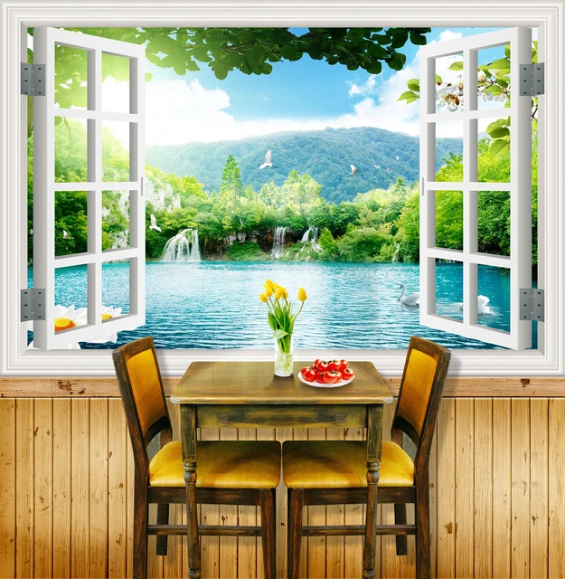 3D WINDOW VIEW 19219NA Wallpaper Wall Murals Removable Wallpaper Fay ...