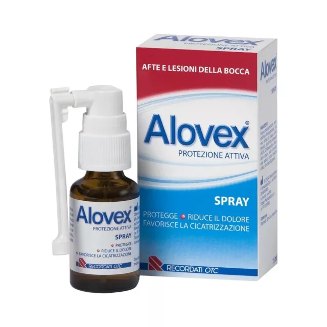 ALOVEX SPRAY Protezione attiva - Afte e lesioni della bocca - 15ml