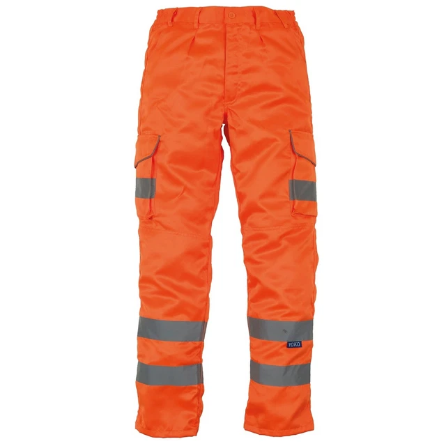 Yoko - Pantaloni in Policotone con Bande Riflettenti - Uomo (Confezione (RW6887)