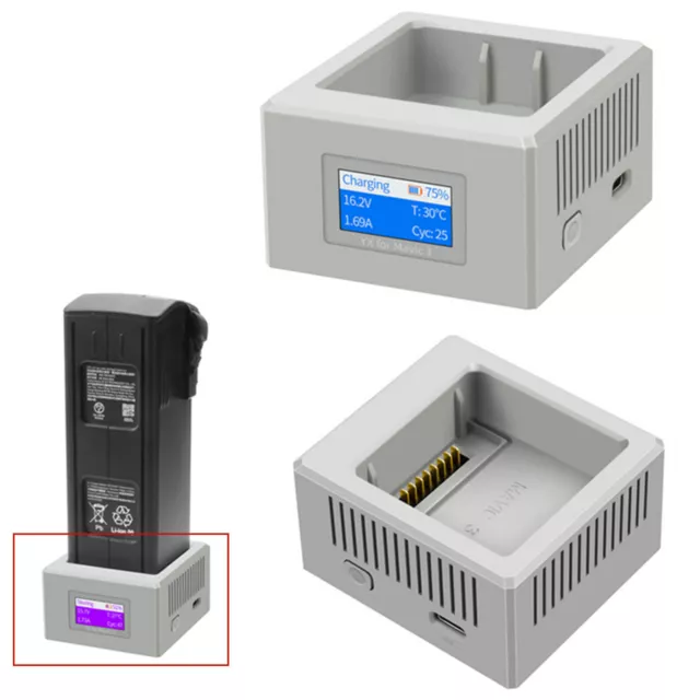 USB Battery Charger Fast Charger Charging Hub for DJI Mavic 3 Drone Accessories
