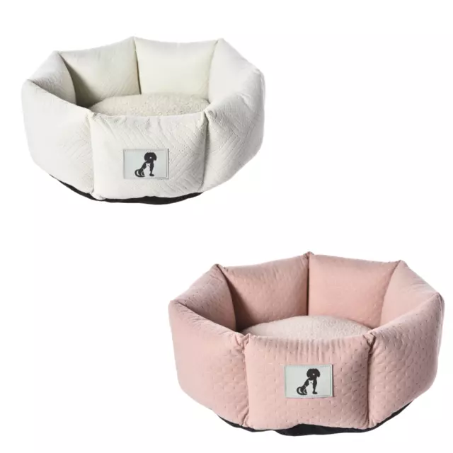 All Pet Solutions Luna Fleece Lined Warm Luxury Dog Cat Bed Washable