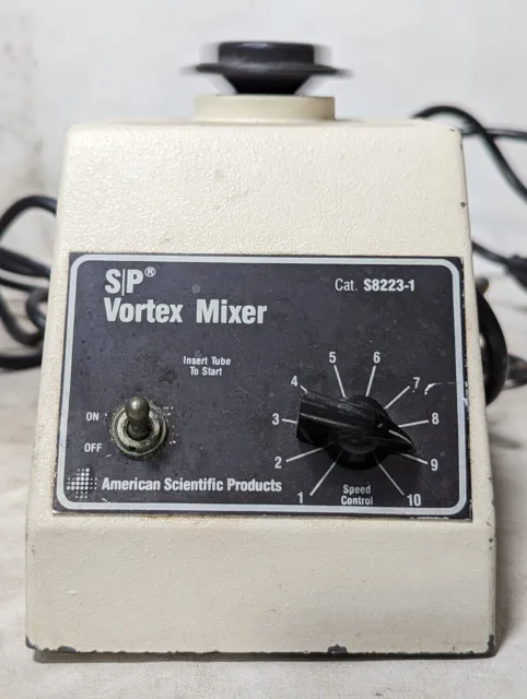 American Scientific SP Vortex S8223-1 Mixer. Unit Tested And Works Properly