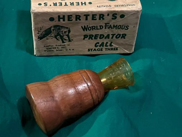 HERTER'S Famous Predator Call STAGE THREE "Mountain Lion" complete in the box