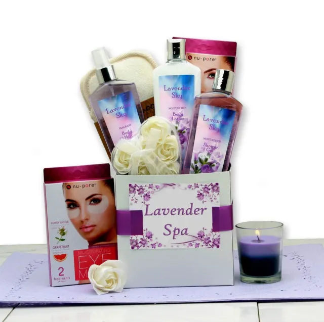 Lavender Spa Care Package Gift Set for Women from GBDS