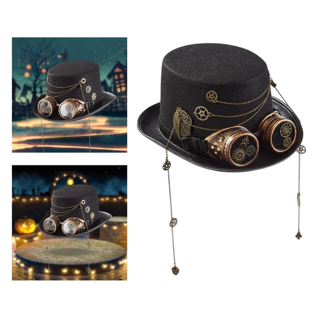 RETRO STYLE STEAMPUNK Top Hat Dance Hat Accessories for Cosplay