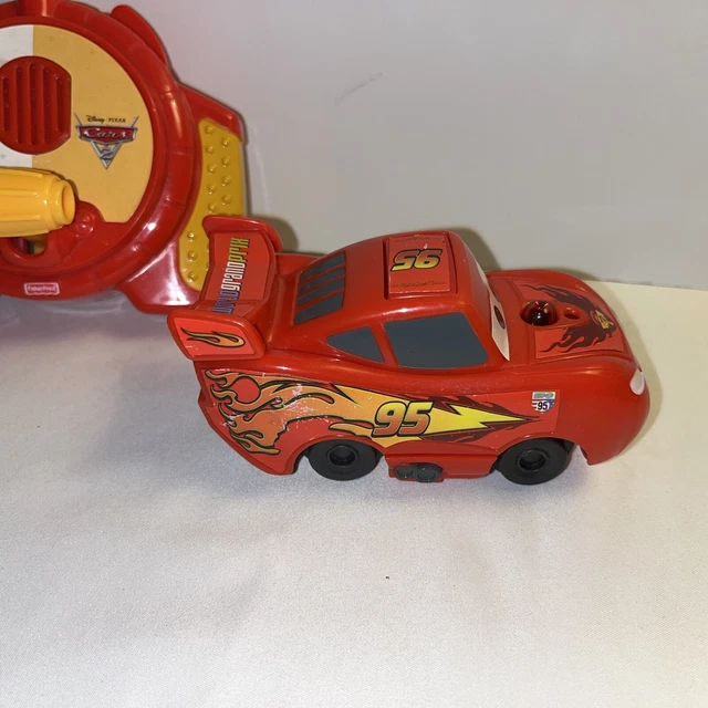 FISHER-PRICE GEOTRAX DISNEY/PIXAR Cars 2 RC Lightning McQueen TESTED ...