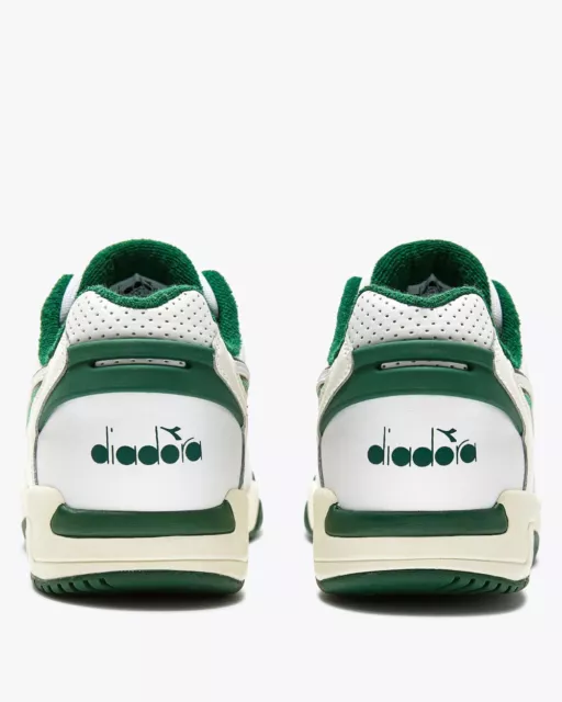 Scarpe Sneakers UOMO Diadora WINNER Bianco Verde T2 3