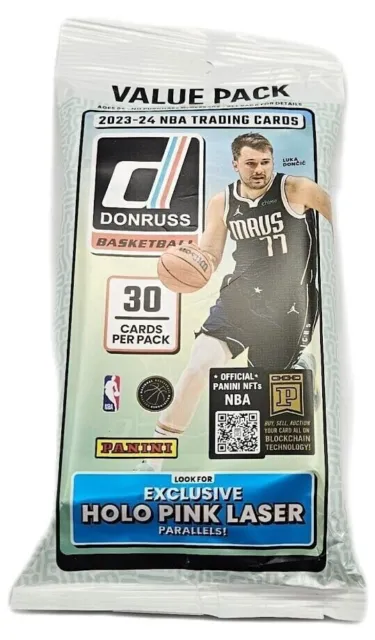 2023-24 Panini Donruss Basketball 30 Card Jumbo Value Pack!! - Sealed Fat Pack