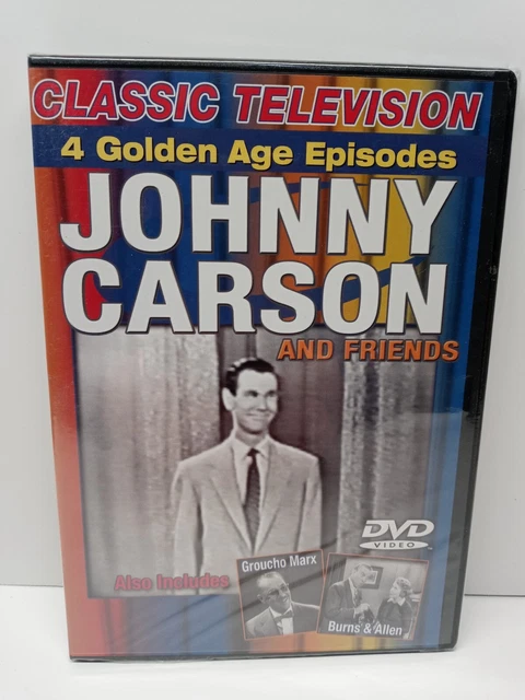 JOHNNY CARSON AND Friends DVD 4 Episodes Groucho Marx Burns
