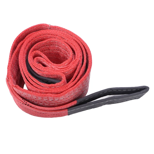 Rigging-Hebegurt 5T Rote Polyester-Strick-Schlepphebeschlinge Für Den Hafen