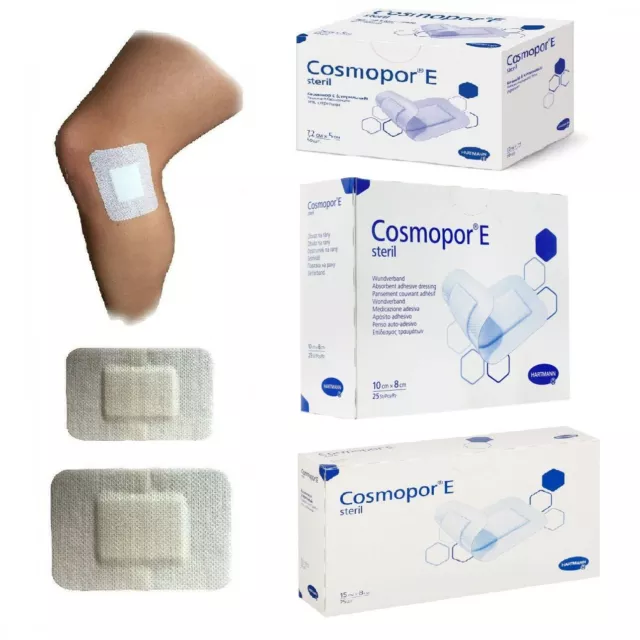 Cosmopor E Adhesive Sterile Dressings - First Aid Plasters Cuts & Wounds, Burns