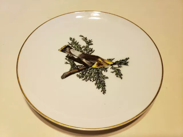 Neiman Marcus Bird plate made by Fitz & Floyd Yellow Canary?