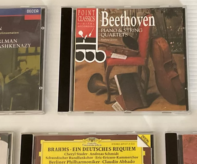5x Classical Music CD Bulk Lot Beethoven Brahms Chopin Shostakovich FREE POSTAGE 3