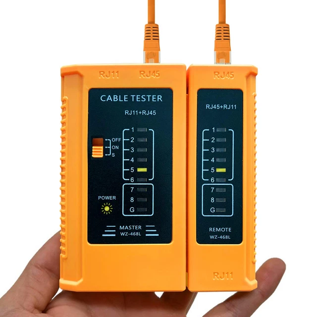 RJ45 CABLE TESTER Network Cable Tester RJ45 RJ11 RJ12 Cat5 Cat5E Cat6