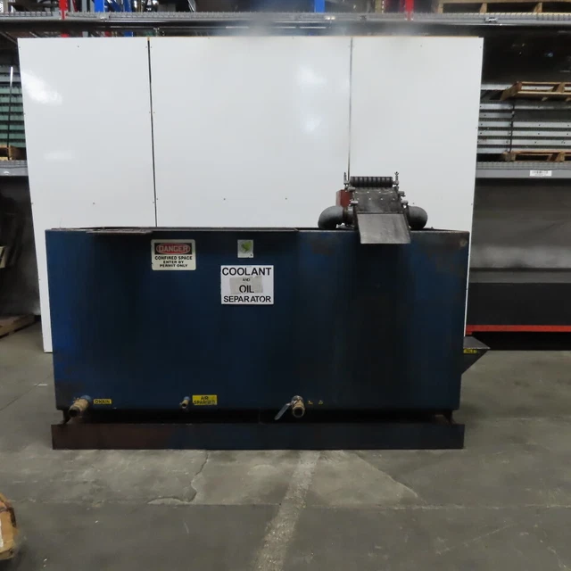 Hyde Products Open Top 600 Gallon Coolant Recovery Filter Oil Separator Tank