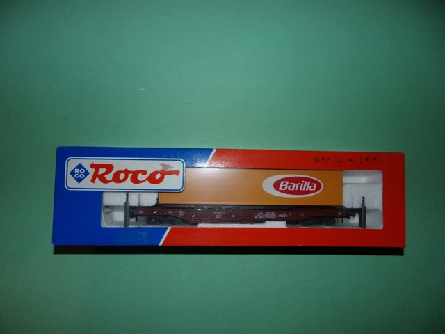 ROCO 46372 HO Öbb Wagon Kangourou Remorque Routière Augustin Neuf Boite