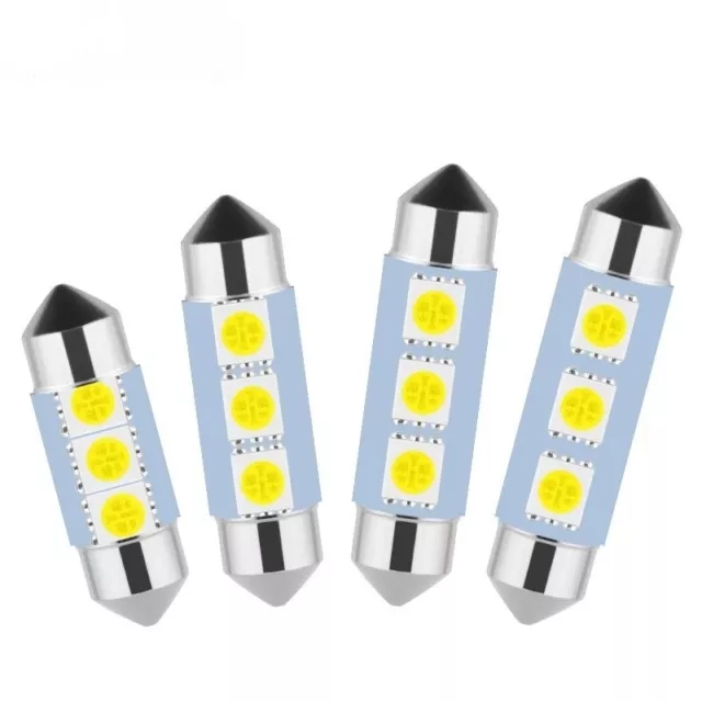 5x 31/36/39/41mm 3SMD LED Auto KFZ Innenraumbeleuchtung Kennzeichenbeleuchtung. 3