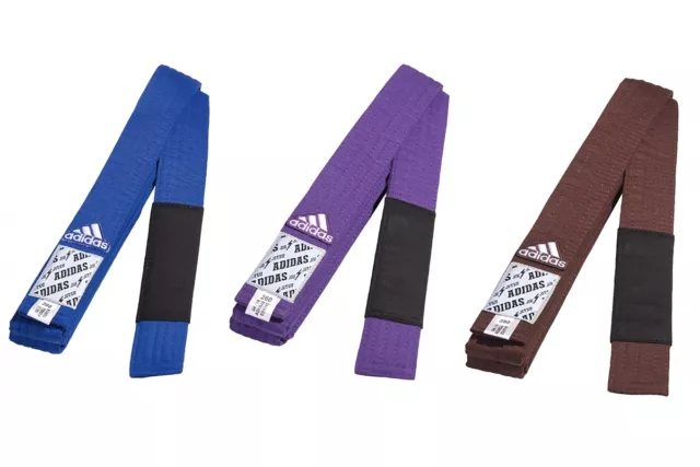 adidas BJJ Belt Blue Purple Brown Jiu-Jitsu A1 A2 A3