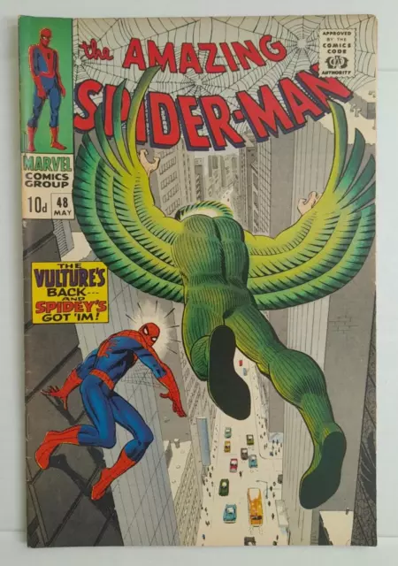Amazing Spideram 48 uk version Marvel Comic