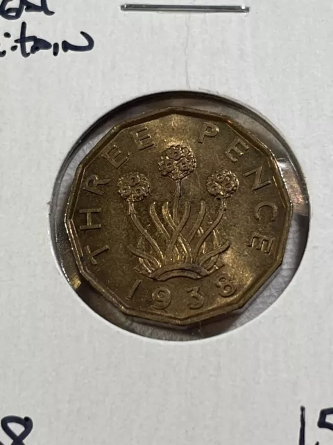 1938 Great Britain 3 Pence
