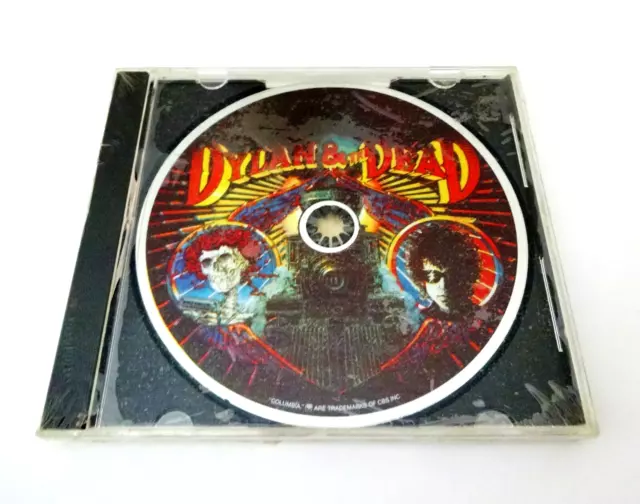 Grateful Dead Bob Dylan Dylan & The Dead 1989 Picture Disc CD Rick Griffin Art