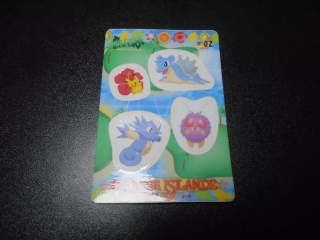 Pokemon Card Sealdass Bandai Promo Orange Islands #02 Pikachu Lapras etc #9696