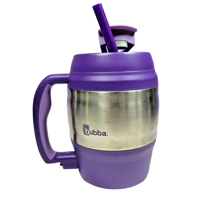 Bubba Keg 52oz Stainless Steel Insulated Travel Mug w/ Lid & Straw Purple