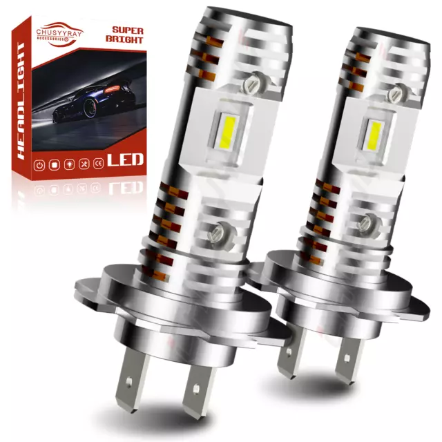 For BMW E46 3 Series 6000K white H7 LED High Beam Headlight DRL Light Bulb