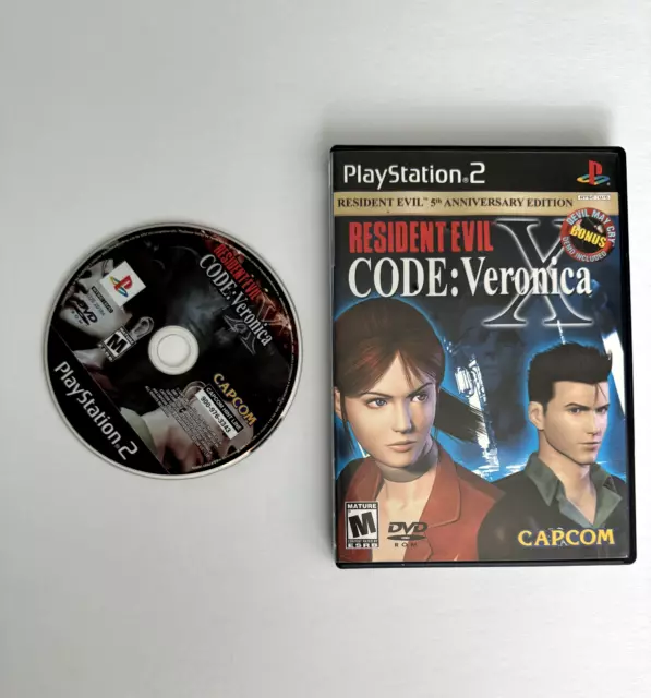 Resident Evil Code Veronica X PS2 Disc & Case Only