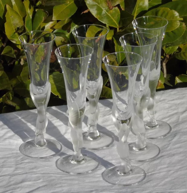 Igor Carl Fabergé - 6 Service Crystal Aperitif Glasses, Colombes Model Igor Carl Fabergé - 6 Service Crystal Aperitif Glasses, Colombes Model