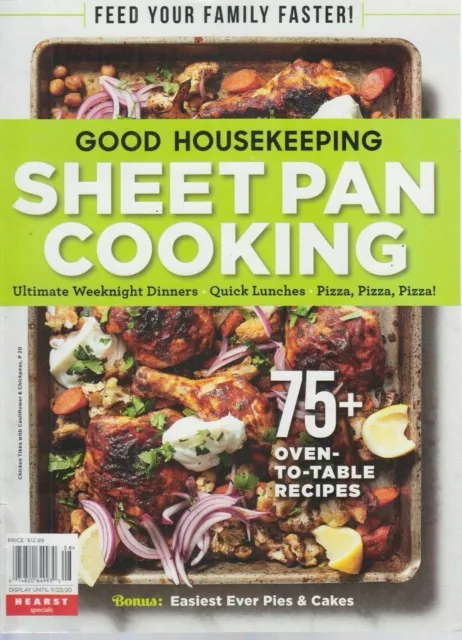 Good Housekeeping Sheet Pan Cooking Oven-to-Table Recipes 2020