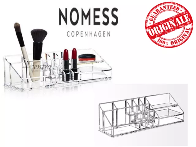 Nomess 12010 Porta Trucchi Trasparente Clear Make-Up Organizer Beauty Case