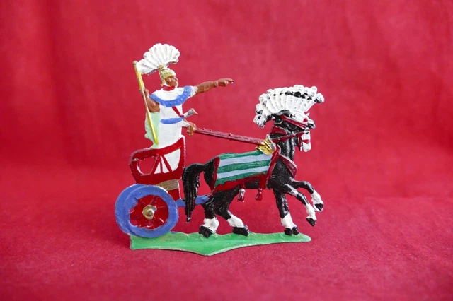 Plats d'étain WIMOR - Zinnfiguren - L'attaque du chariot au Moyen-âge