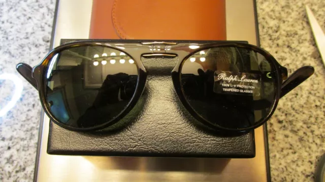 Vintage Ralph Lauren Purple Label Foldable Havana Sunglasses 5003/52 Persol Vintage Ralph Lauren Purple Label Foldable Havana Sunglasses 5003/52 Persol