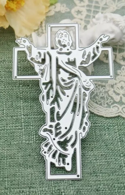 Jesus On Cross Metal Cutting Dies For Scrapbooking / Card Making / Paper Crafts