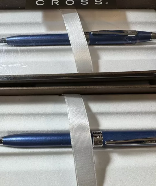 Cross Century III Matte Blue Ballpoint Pen New In Box At0335-4  Retired 2