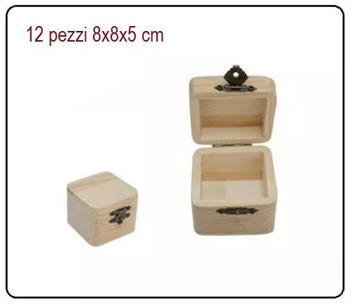 Vetrineinrete® Set 3 scatole rettangolari intarsiate con strisce  orizzontali matrioska scatola portagioie portagioielli per decoupage F33 :  : Casa e cucina