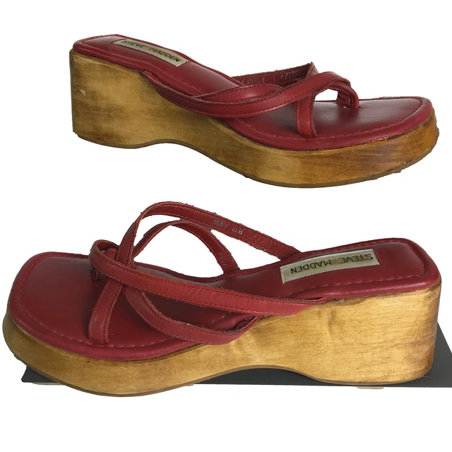 Steve madden vintage platform sandals deals