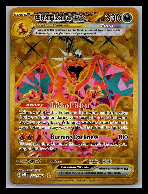 Koraidon EX 124/197 Full Art NM/M Obsidian Flame Pokemon Card