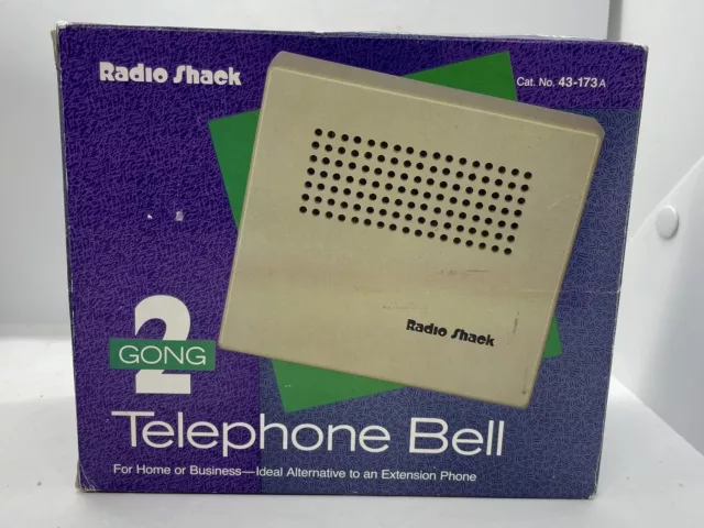 Vintage Radio Shack Telephone Extension Bell No. 43-173A