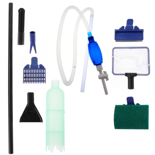 Kit pulizia acquario pesce plastica acquario ghiaia pulizia sottovuoto