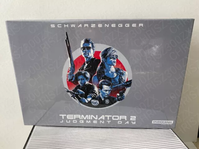 Terminator 2 Judgement Day Blu-Ray 4K UHD 30th Anniversary Endo Skull UK -DENT-