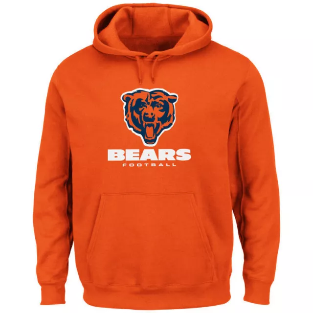 NFL Chicago Bears Hoody Kaputzenpullover orange Victory8 hooded Sweater Football