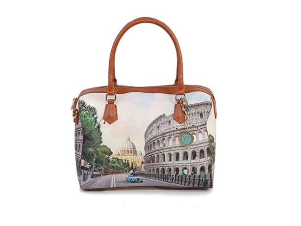 BORSA BAULETTO YNOT Y not con tracolla removibile Roma Colosseo donna ragazza EUR 89 00 PicClick IT