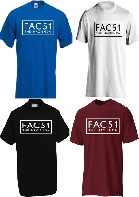 Camiseta Unisex Retro FAC51 The Hacienda Stone Roses - Música Legend, Álbum, Algodón