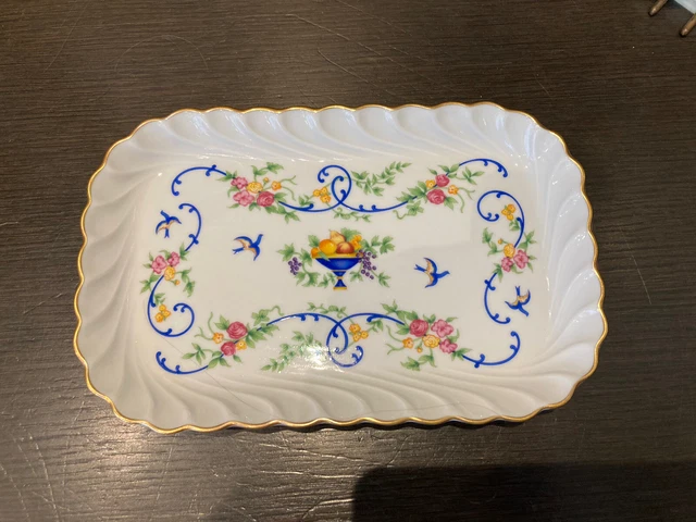 HAVILAND Limoges modèle Renaissance. Vide poche porcelaine