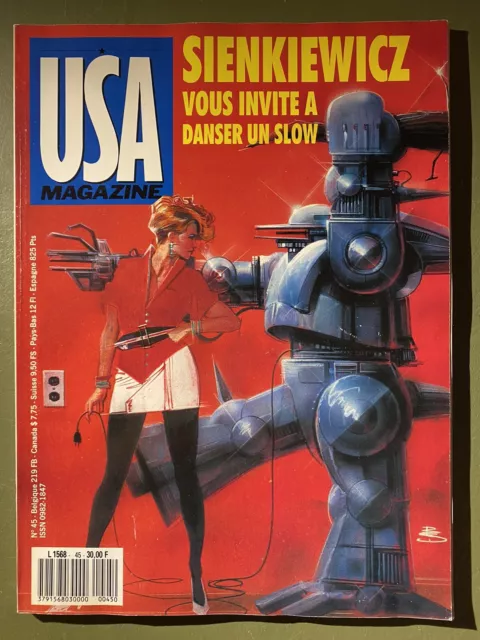 USA Magazine Numéro 45 Couverture Bill Sienkiewicz