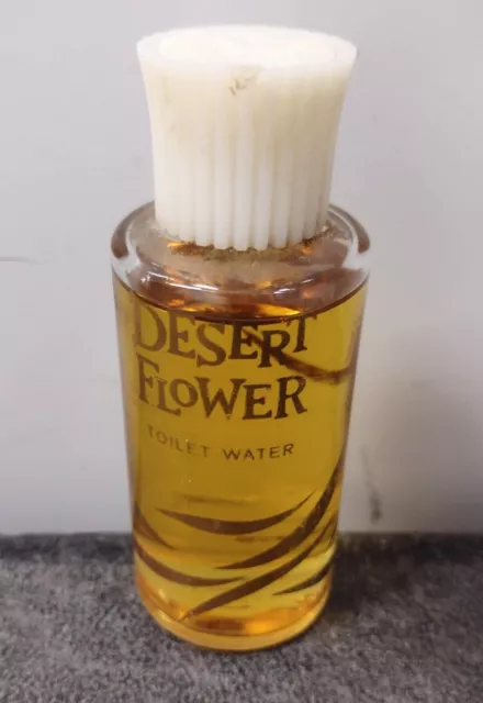 Vintage Shulton Desert Flower TOILET WATER SPLASH 2 fl oz New Old Stock NOS Full